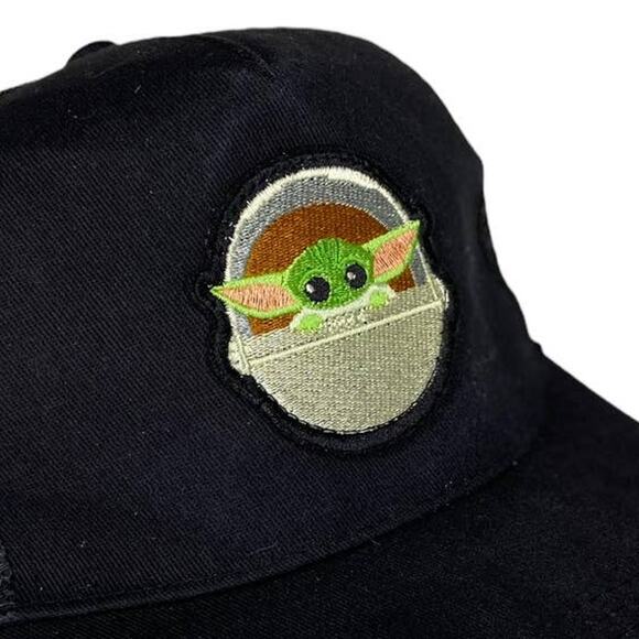Star Wars Mandalorian Baby Yoda Grogu Hat Adjustable Snap Back - Picture 5 of 7